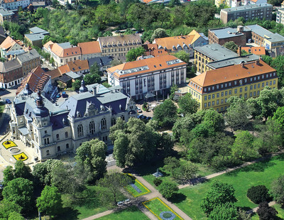 Radisson Blu Hotel Halle-Merseburg aerial view